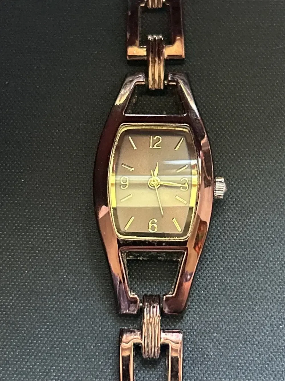 Brown Tone Gold Tone Indices Women’s Quartz Watch